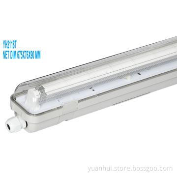 1x18w waterproof fluorescent lighting fixture